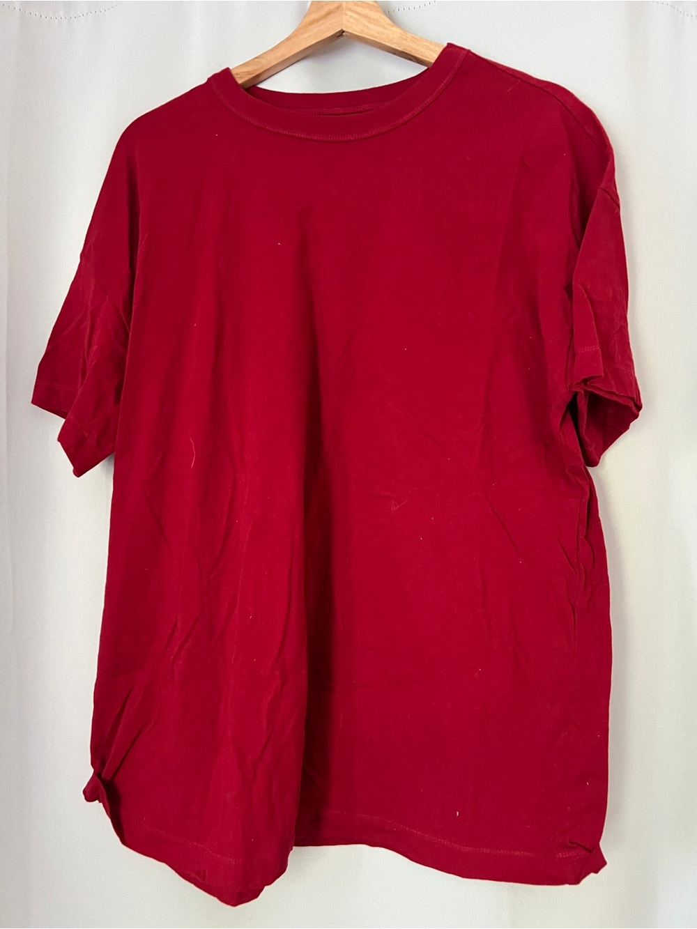 Old Navy Red Crewneck Tee